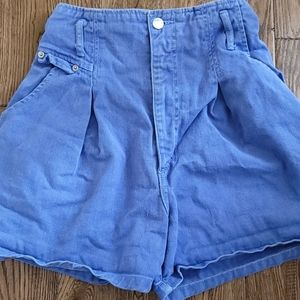 Vintage Paris Blues Shorts